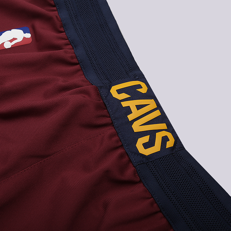 мужские бордовые шорты Nike Cleveland Cavaliers Icon Edition Authentic NBA Shorts 866375-677 - цена, описание, фото 4